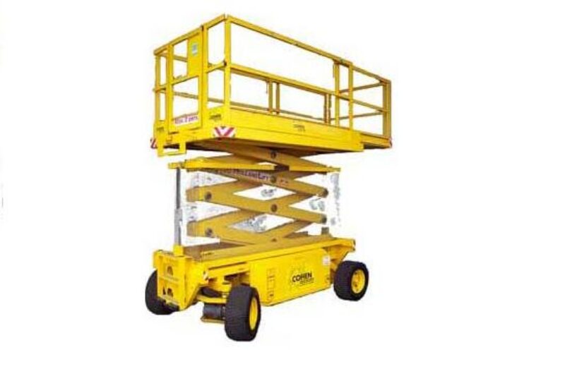 Schaarhoogwerker 10.3 mtr (binnen gebruik)