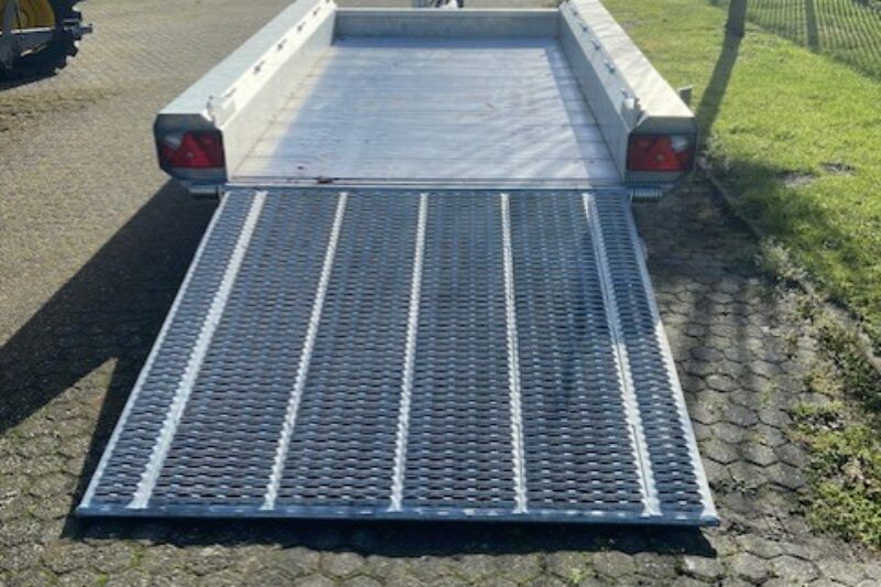 Aanhanger machinetransporter  2-asser