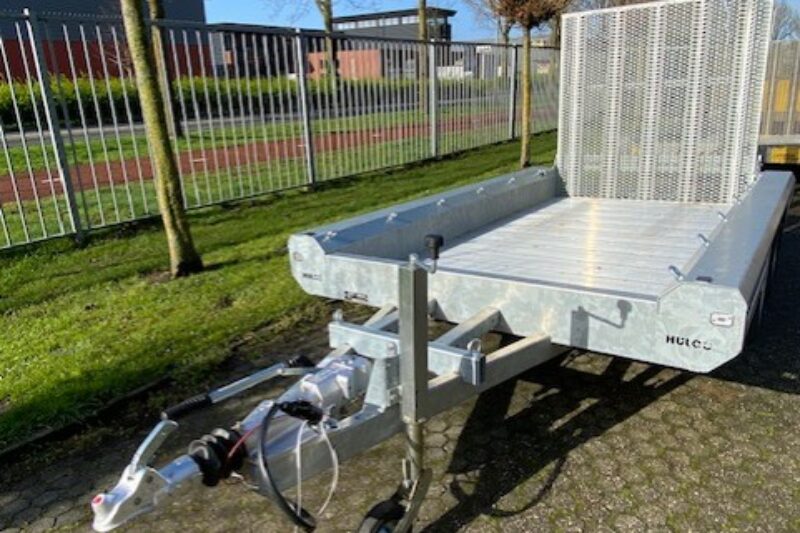 Aanhanger machinetransporter  2-asser
